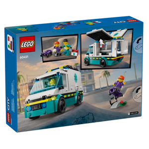 Lego City Emergency Ambulance Toy Vehicle Set 60451